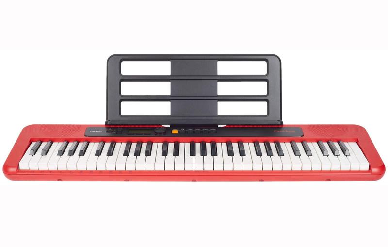 Imagem de Teclado Musical Casio CT-S200 Vermelho USB 5/8 61 Teclas Com Fonte Bivolt
