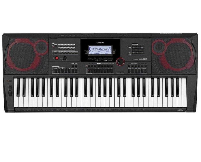 Imagem de Teclado Musical CT-X5000 Preto CASIO 61 Teclas Sensitivas - Fonte e Suporte Partitura