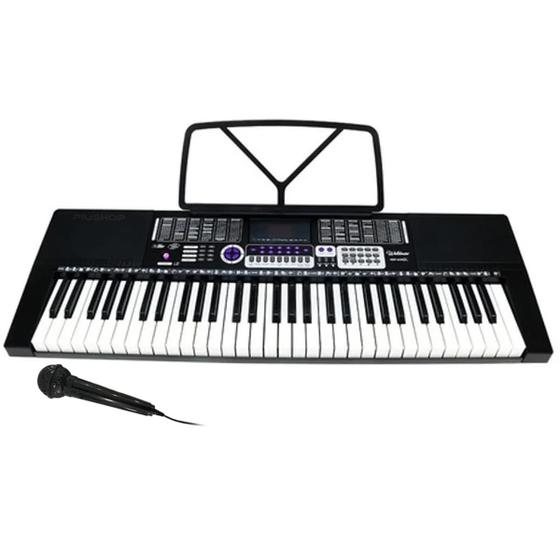 Imagem de Teclado Musical para Iniciantes 61 Teclas Waldman Kep-6120x2