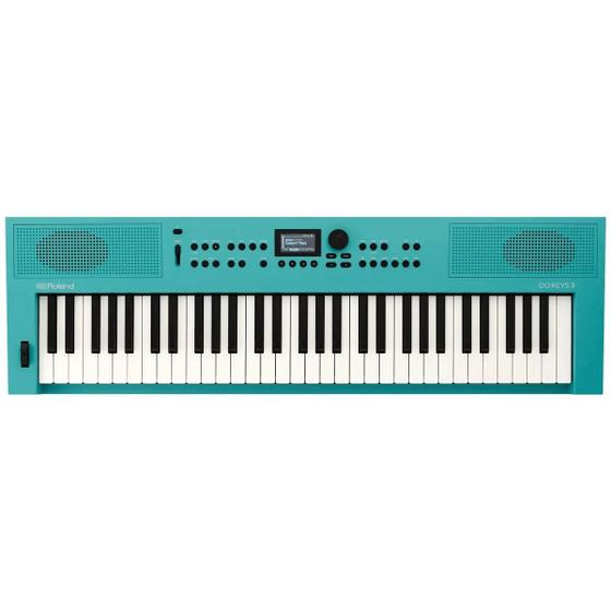 Teclado Musical Portátil Turquesa GO:KEYS 3 TQ - Roland Menor preço em Teclado Musical Portátil Turquesa GO:KEYS 3 TQ - Roland