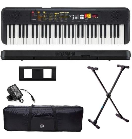 Teclado Musical Yamaha Psr-f52 61 Teclas + Suporte X + Capa é boa?