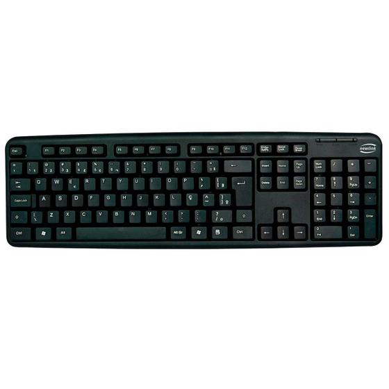 Imagem de Teclado Newlink Level Usb Abnt2 Preto Tc308