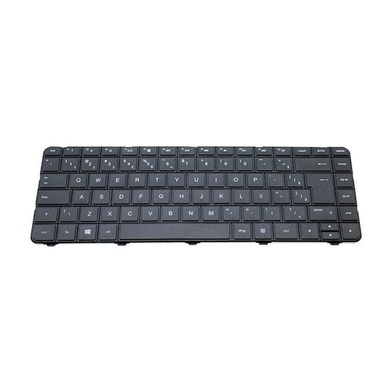 Imagem de Teclado Notebook bringIT compatível com - HP Compaq Presario Cq43 - Preto Br