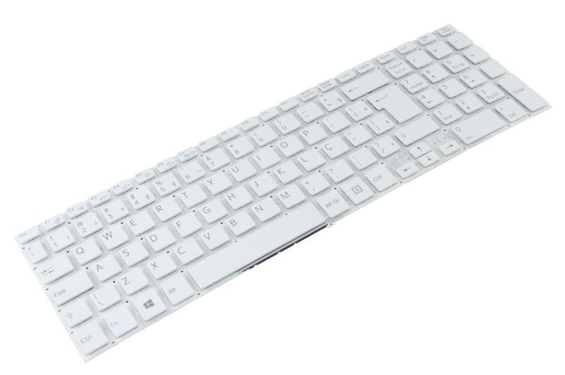 Imagem de Teclado Notebook bringIT compatível com Sony Vaio Svf152c29x Branco Aehk96010103a