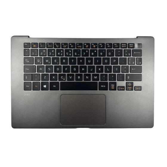 Imagem de Teclado Notebook com Gabinete LG AFP76370802 14Z90NVBP51P1 Prata Original