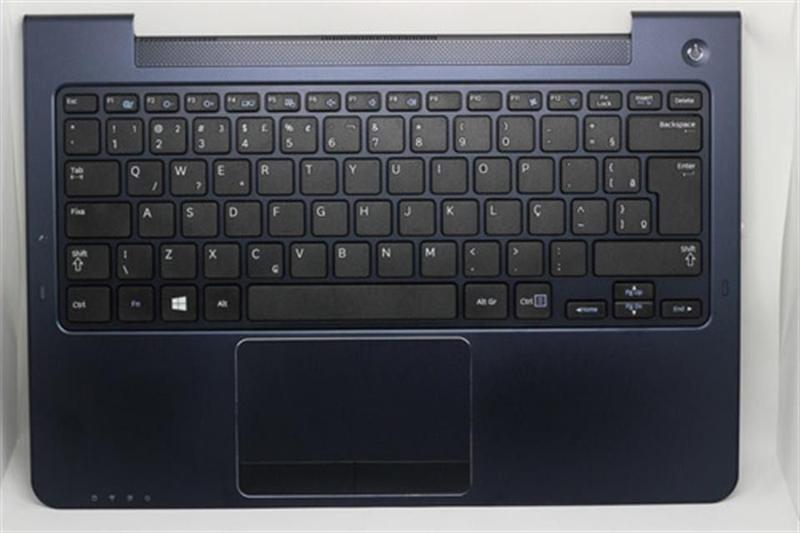 Imagem de Teclado Notebook Samsung Np530u3c Com Ç Azul
