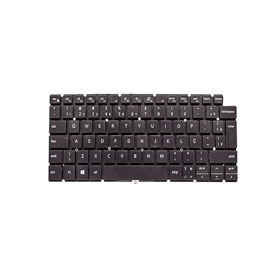 Imagem de Teclado Novo Para Notebook Dell Inspiron 13 5301 5390, Abnt2 BR, COR PRETO, Sem Moldura