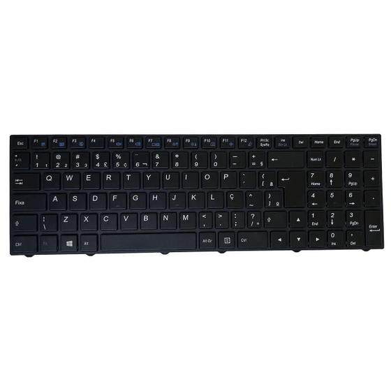 Imagem de Teclado Novo Para Notebook Sony Vaio Fit 15s Vjf155f11x Vjf154f11x, Cor Preto, ABNT2 BR