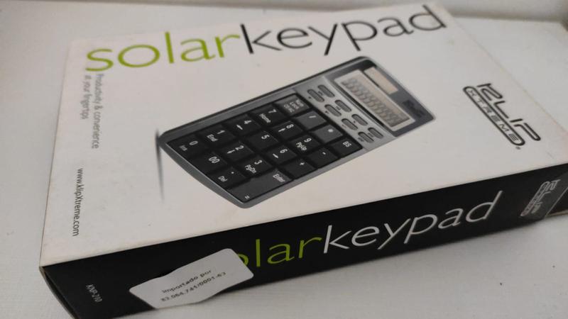 Imagem de teclado numerico e calculadora solar klip xtreme knp-210