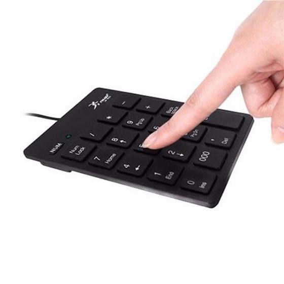 Imagem de Teclado Numérico Knup KP-2003 Com Fio 18 Teclas para Notebook Pc