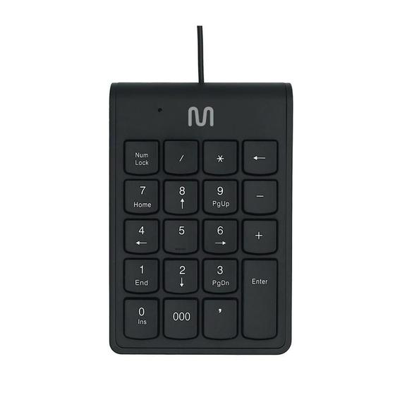 Imagem de Teclado Numérico Tfn100, Fio, Usb, Cabo 120Cm, Tecla 000,