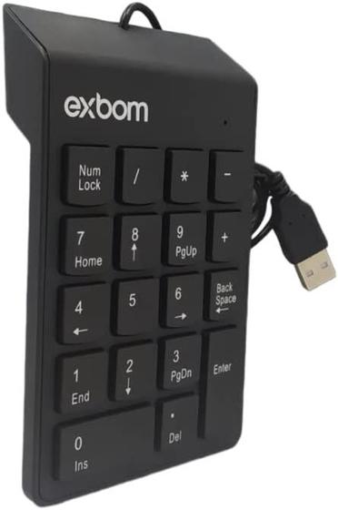 Imagem de Teclado Numérico Usb 18 teclas BK-N30