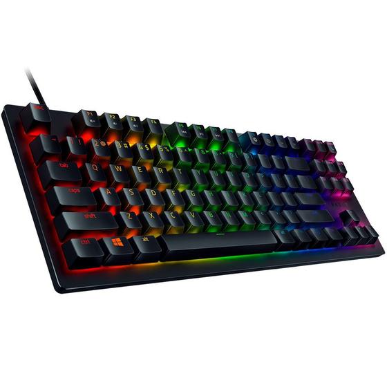 Teclado Óptico-Mecânico Gamer Razer Huntsman Tournament, Chroma, Razer Switch Red, US - RZ03-03080200-R3U1 Menor preço em Teclado Óptico-Mecânico Gamer Razer Huntsman Tournament, Chroma, Razer Switch Red, US - RZ03-03080200-R3U1