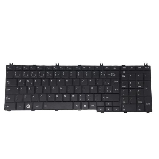 Imagem de Teclado  p/ notebook toshiba satellite    a660-15t   a665 - br