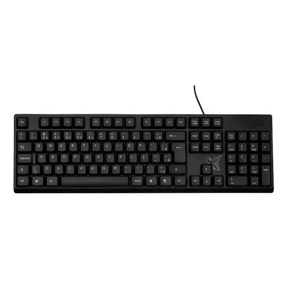 Imagem de Teclado Para Computador Universitário Com Fio Maxprint