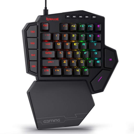 Imagem de Teclado para jogos com uma mão Redragon K585 DITI RGB Wired