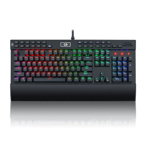 Imagem de Teclado para jogos Redragon K550 RGB 104 teclas + 12 Macro G