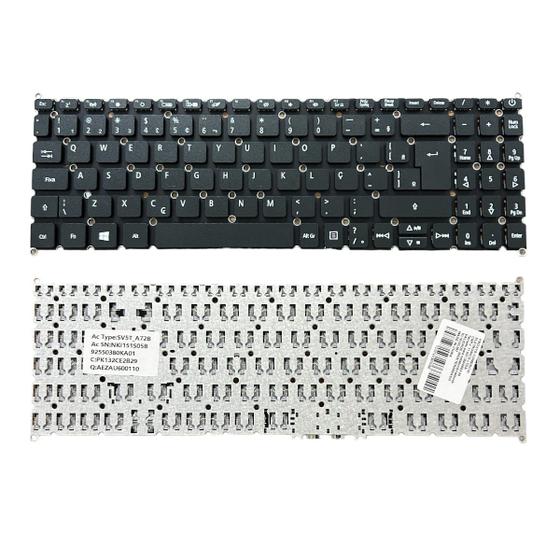 Imagem de Teclado Para Notebook Acer Aspire 5 A515-52g Nsk-rl0sw