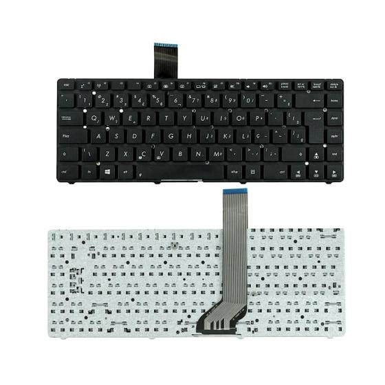 Imagem de Teclado para Notebook Asus Part Number 0KNB0-4140US00  Preto ABNT2