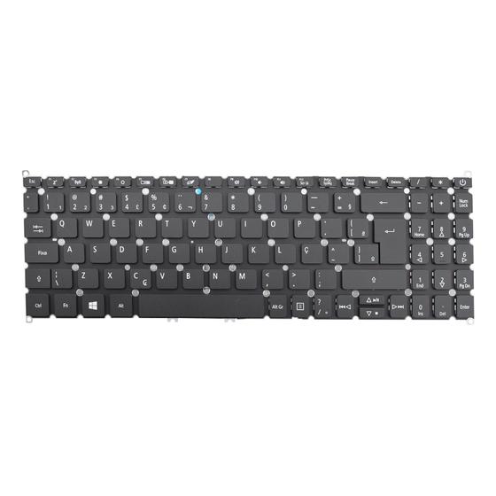 Teclado para Notebook bringIT compatível com Acer Aspire 5 A515-57-57T3 ABNT2 Imagem de Teclado para Notebook bringIT compatível com Acer Aspire 5 A515-57-57T3 ABNT2