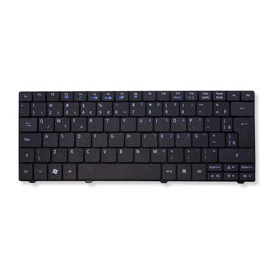 Imagem de Teclado para Notebook bringIT compatível com Acer Aspire 721 722 751 752 Za3 Za5 Ao722 ABNT2 