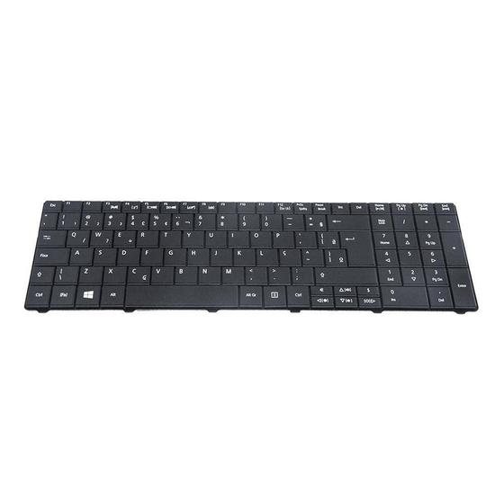 Imagem de Teclado para Notebook bringIT compatível com Acer Aspire E1-531  Preto ABNT2