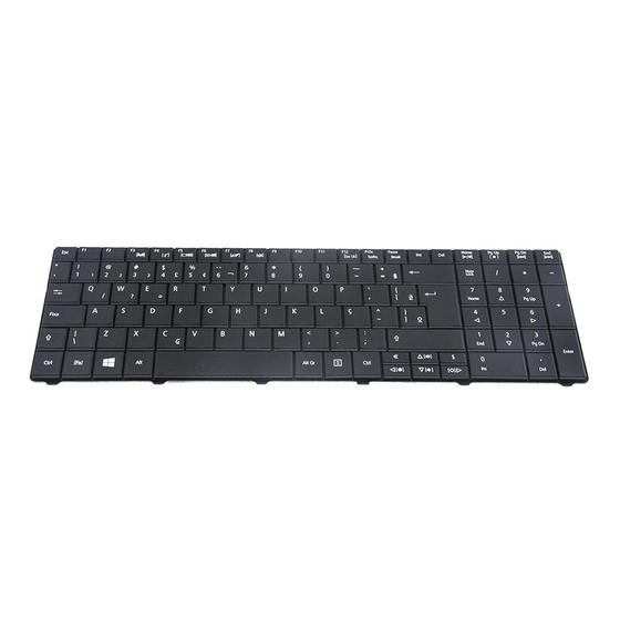 Imagem de Teclado para Notebook bringIT compatível com Acer Aspire E1-571  Preto ABNT2