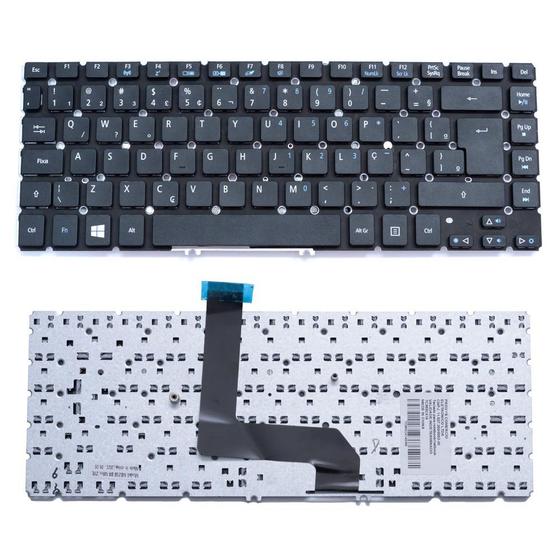 Imagem de Teclado para Notebook bringIT compatível com Acer Aspire M5-481T-6195 ABNT2