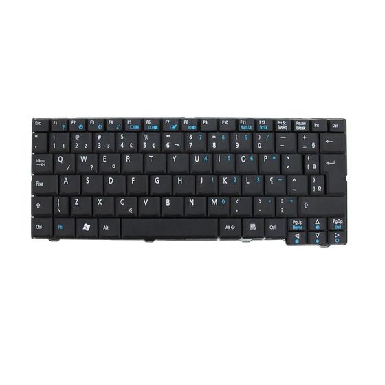 Imagem de Teclado para Notebook bringIT compatível com Acer Aspire One A110-1691 ABNT2 - UK Style