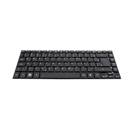 Imagem de Teclado para Notebook bringIT compatível com Acer Aspire V3-471  Preto ABNT2