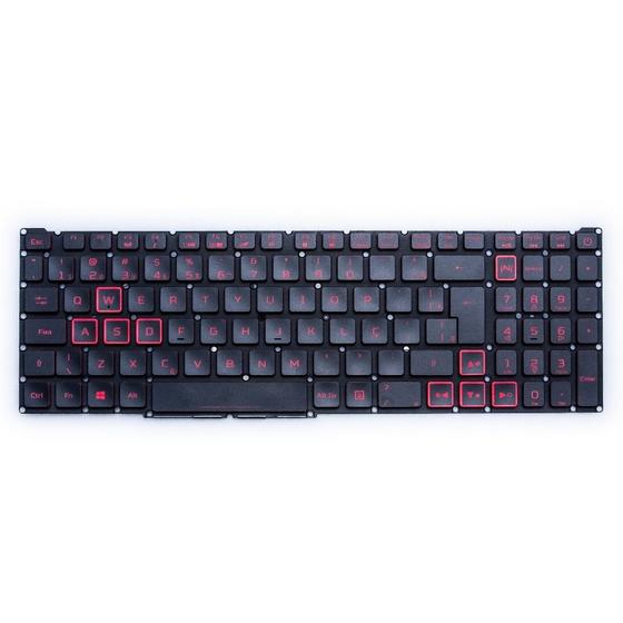 Imagem de Teclado para Notebook bringIT compatível com Acer Nitro 5 AN515-44-R8HN ABNT2