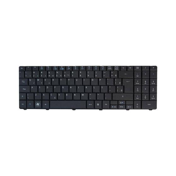 Teclado para Notebook bringIT compatível com Acer PN PK1306R1A32 Preto ABNT2 - UK Style Menor preço em Teclado para Notebook bringIT compatível com Acer PN PK1306R1A32 Preto ABNT2 - UK Style