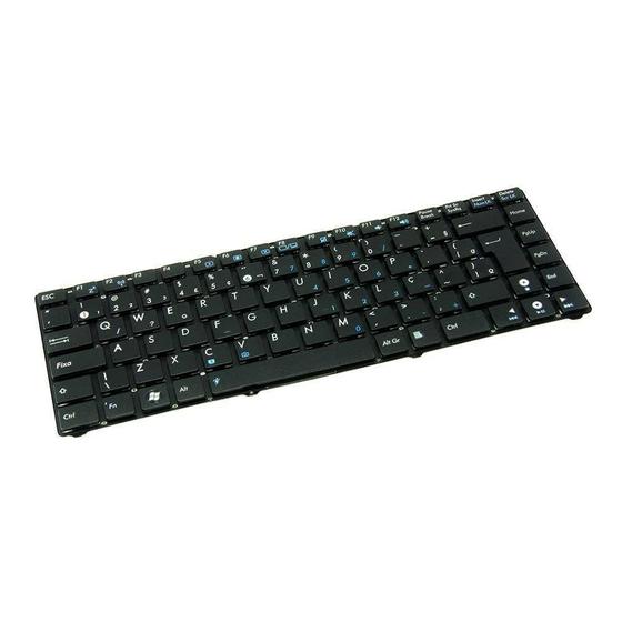 Imagem de Teclado para Notebook bringIT compatível com Asus Part Number 9J.N2K82.B0C ABNT2