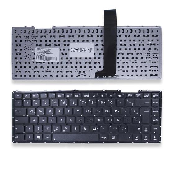 Imagem de Teclado para Notebook bringIT compatível com Asus Part Number MP-13K86PA-9202  Preto ABNT2