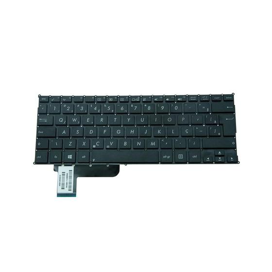 Imagem de Teclado para Notebook bringIT compatível com Asus S200E-CT251H  Preto ABNT2