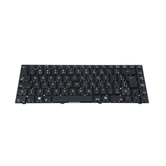 Imagem de Teclado para Notebook bringIT compatível com CCE N325 82r-14b048-4212  Preto ABNT2