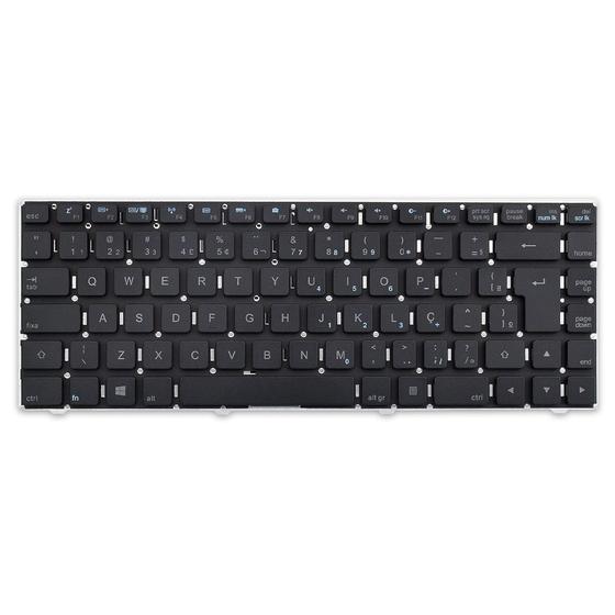 Imagem de Teclado para Notebook bringIT compatível com CCE Ultra Thin N325 ABNT2