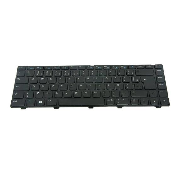 Imagem de Teclado para Notebook bringIT compatível com Dell Inspiron 14 2640  Preto ABNT2 - Marca bringIT