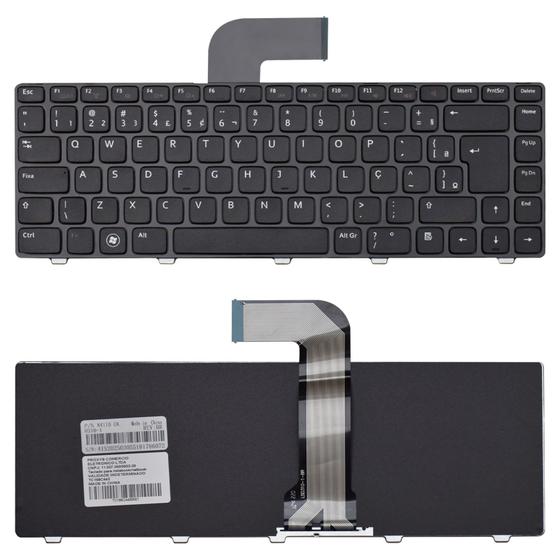 Imagem de Teclado para Notebook bringIT compatível com Dell Inspiron 14 (N4050) ABNT2