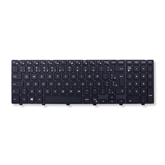 Imagem de Teclado para Notebook bringIT compatível com Dell Inspiron 15-3000 ABNT2