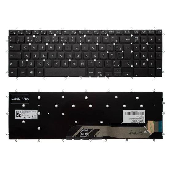 Imagem de Teclado para Notebook bringIT compatível com Dell Inspiron 15-5575  ABNT2 - Marca bringIT