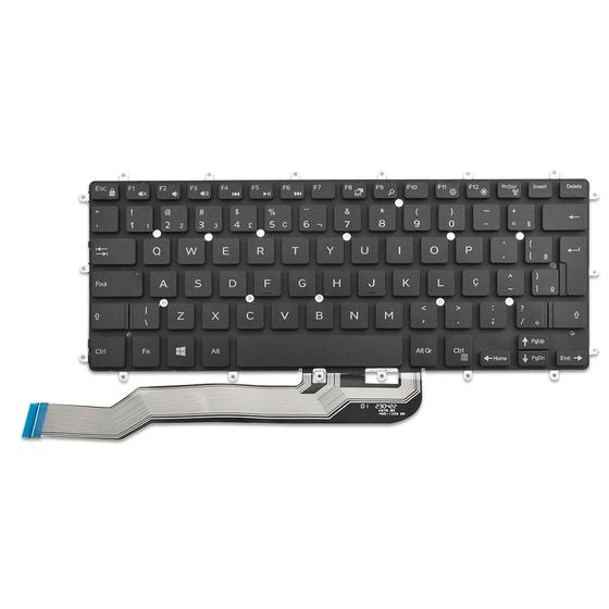 Imagem de Teclado para Notebook bringIT compatível com Dell Inspiron I13-5378-A40C ABNT2