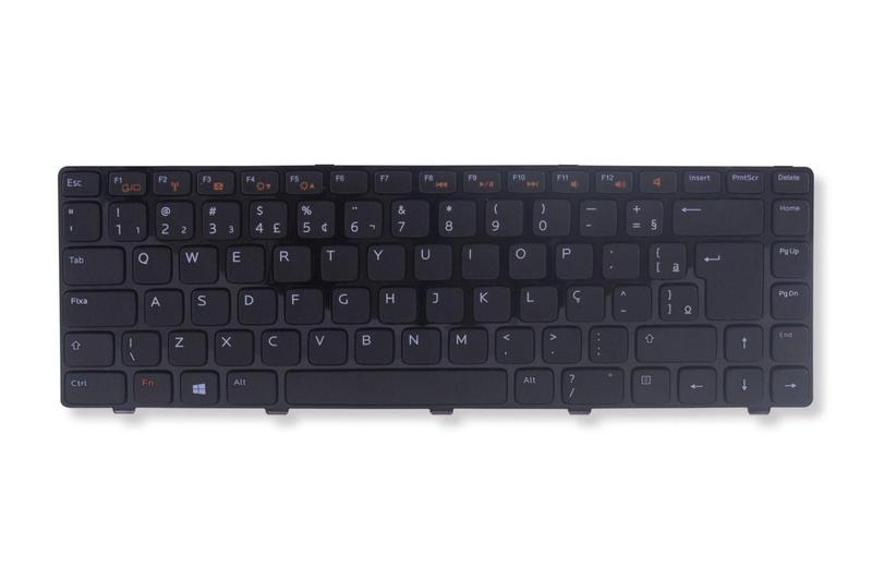 Imagem de Teclado para Notebook bringIT compatível com Dell Inspiron P22G  ABNT2