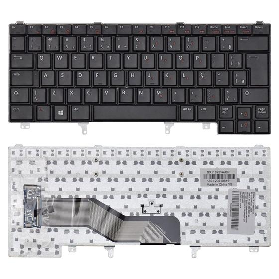 Imagem de Teclado para Notebook bringIT compatível com Dell Latitude E5420 ABNT2