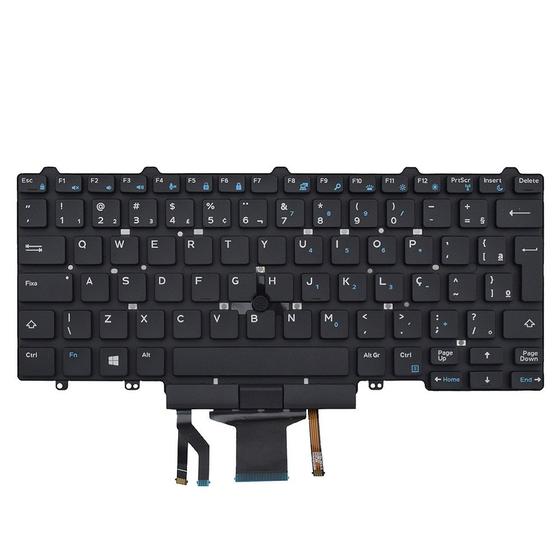 Imagem de Teclado para Notebook bringIT compatível com Dell Latitude E7470 ABNT2