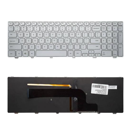 Imagem de Teclado para Notebook bringIT compatível com Dell Part Number NSK-LG0BW 01 INGLÊS INTERNACIONAL - US