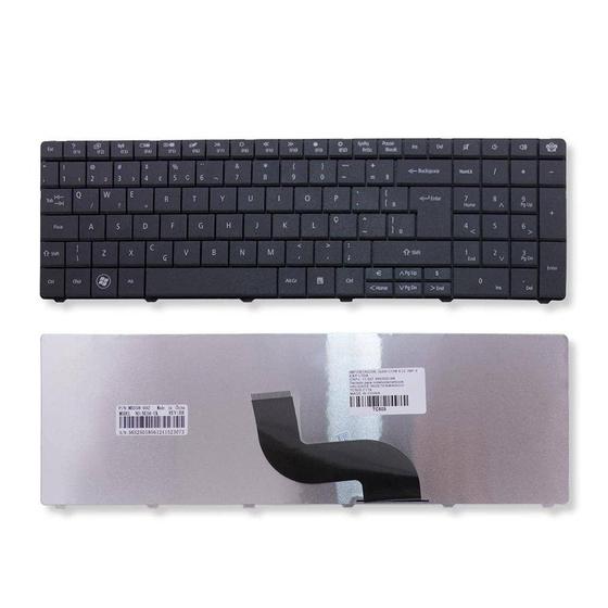 Imagem de Teclado para Notebook bringIT compatível com Gateway Part Number NSK-AUG3B ABNT2