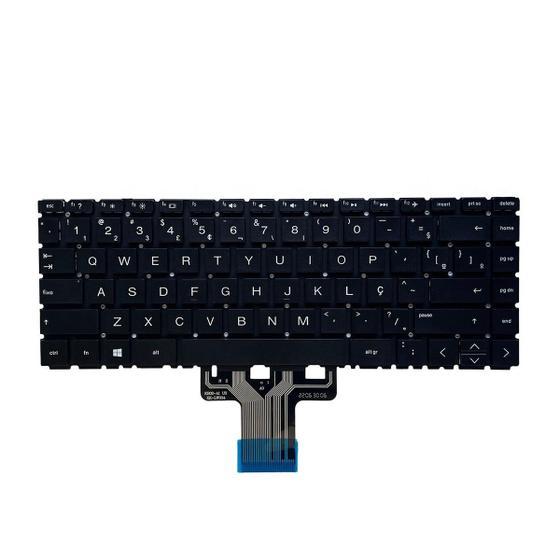 Imagem de Teclado para Notebook bringIT compatível com Hp 14-DQ100CTO ABNT2