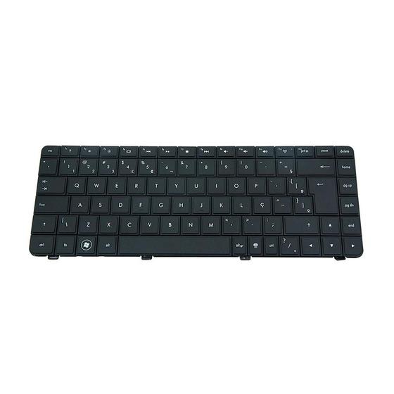 Imagem de Teclado para Notebook bringIT compatível com HP Compaq CQ42-212BR CQ42-213BR CQ42-220BR ABNT2