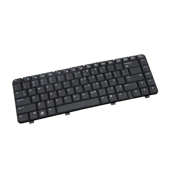 Imagem de Teclado para Notebook bringIT compatível com HP Compaq Presario C700LB Inglês Internacional - US